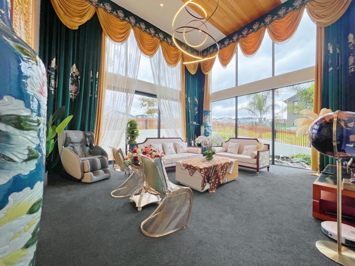 Elegant Beach House In Long Bay Villa Оукланд Екстериор снимка
